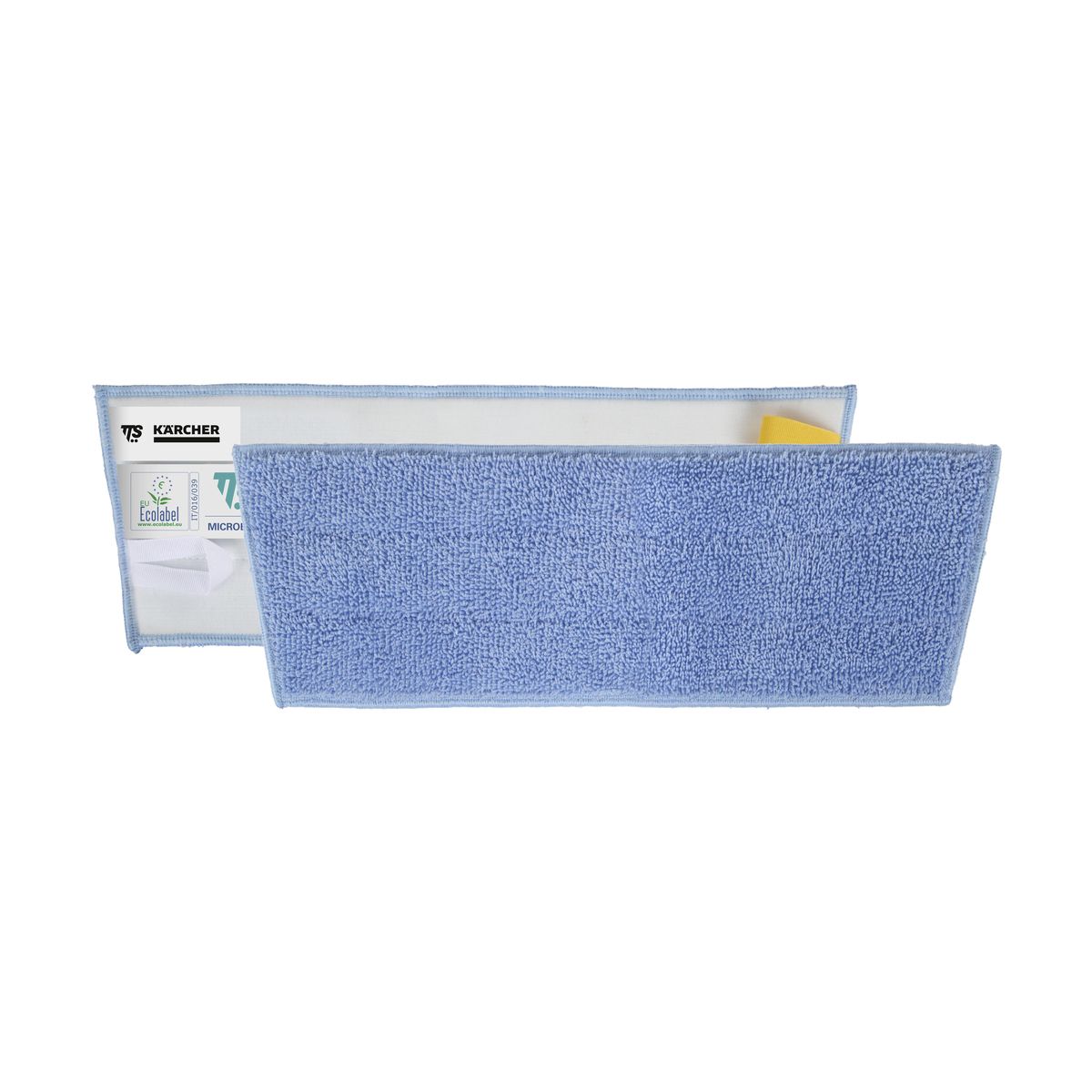 Плосък моп велкро Microblue със система от ленти, 30 cm